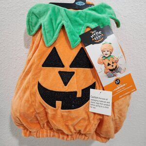 Infant Pumpkin Costume 6-12 Months